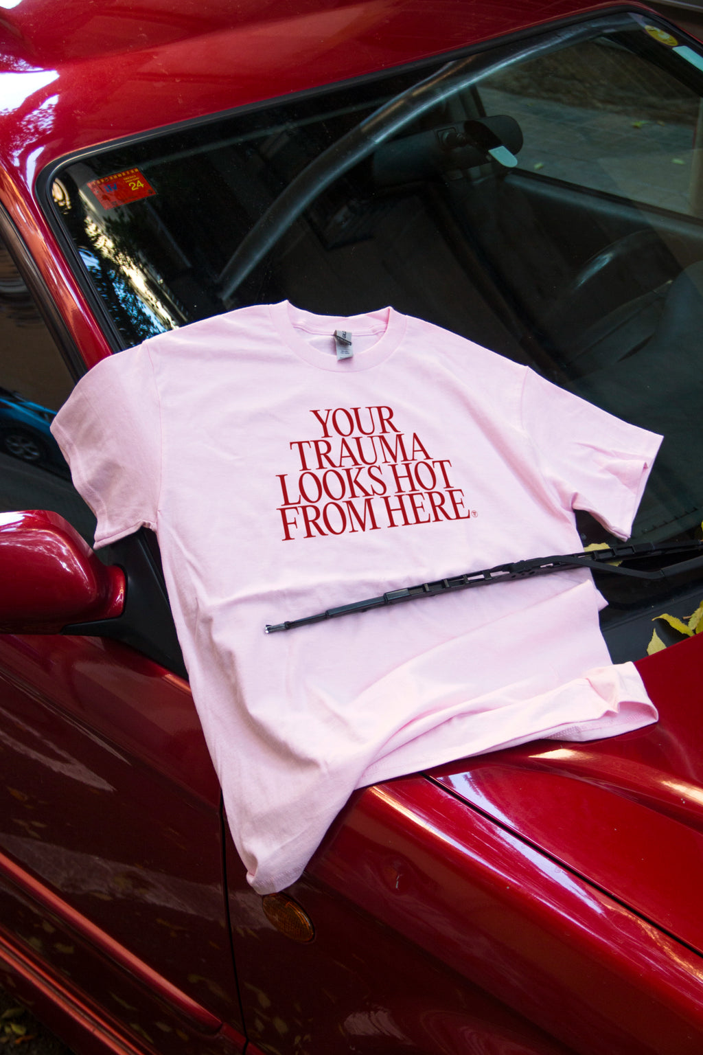 YOUR TRAUMA LOOKS HOT FROM HERE