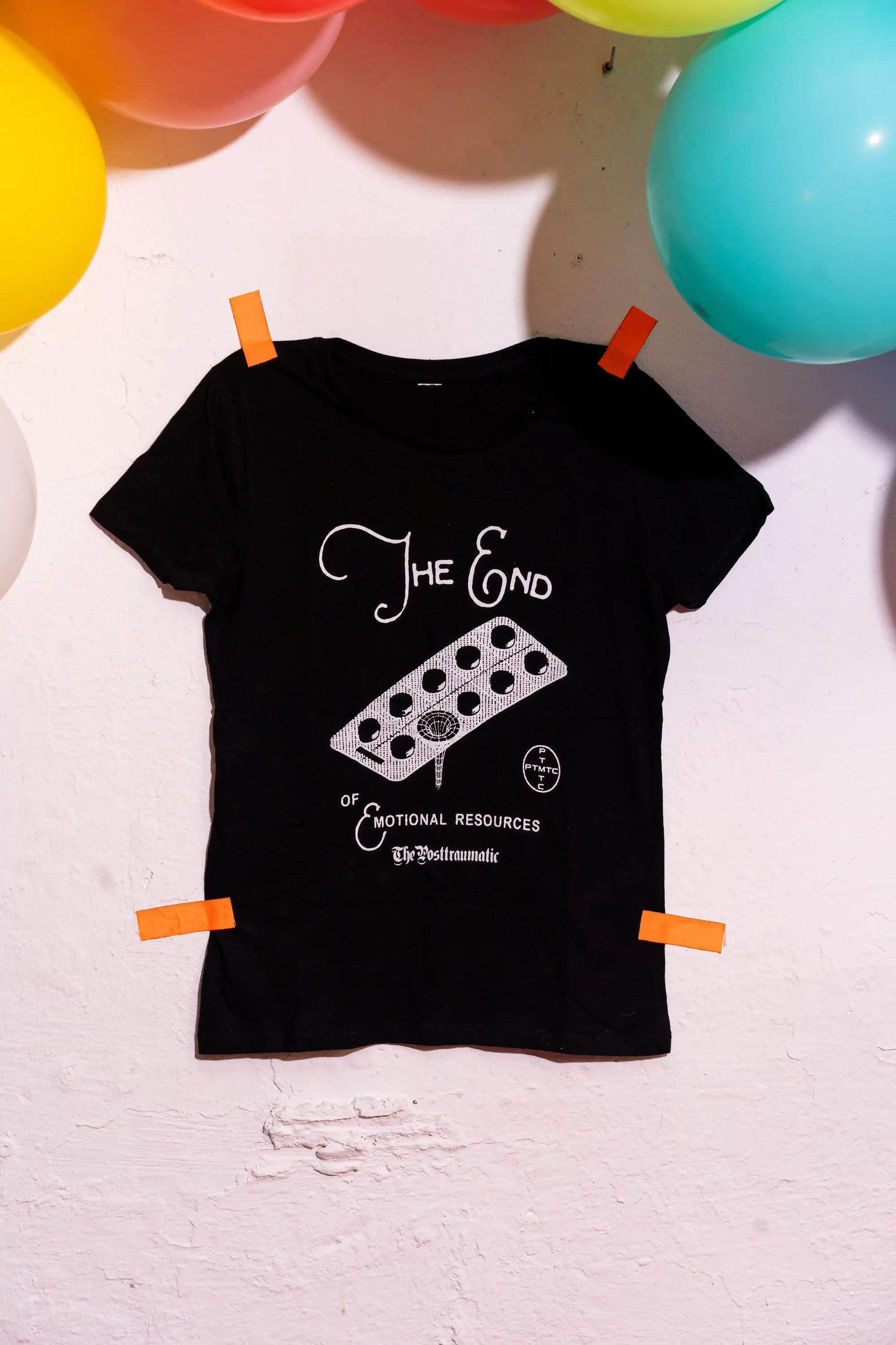The end of emotional resources T-shirt