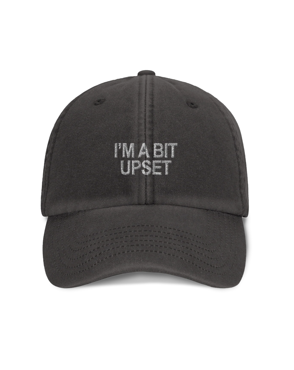 I'M A BIT UPSET Black Cap