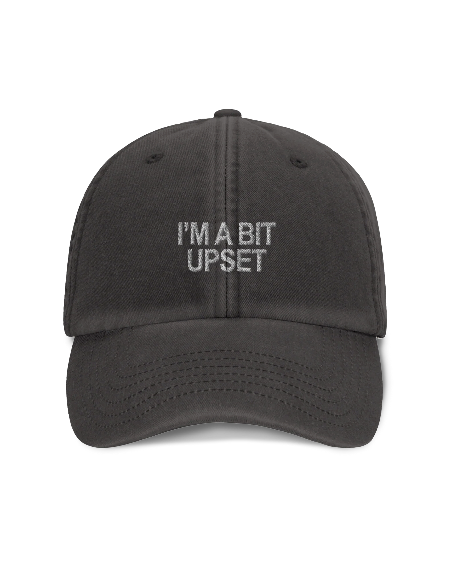 I'M A BIT UPSET Black Cap